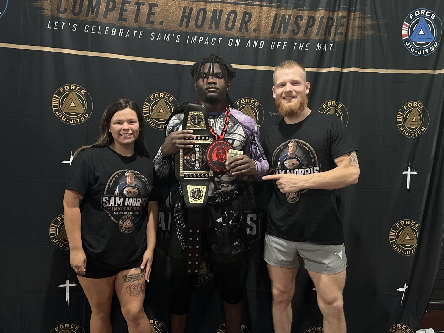 2026 Sam Morris Invitational champion with Force leadership