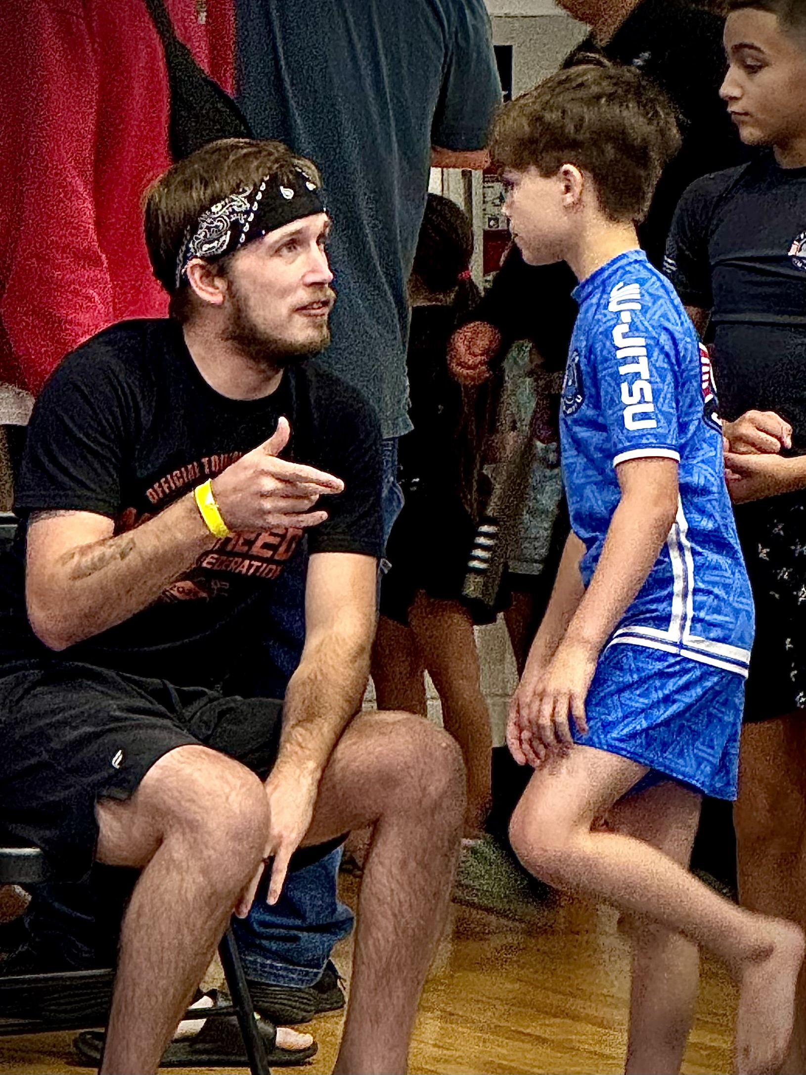 Alvin Holcomb coaching at Force Jiu-Jitsu