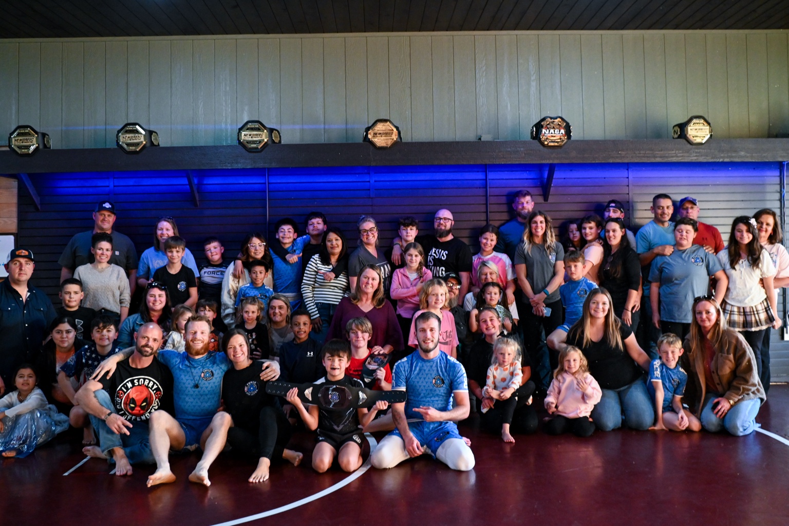 Force Jiu-Jitsu members and families together on the mat