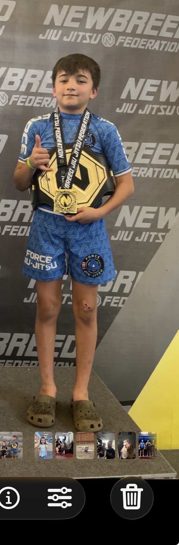 Cayson Guerrero Force Jiu-Jitsu achievement